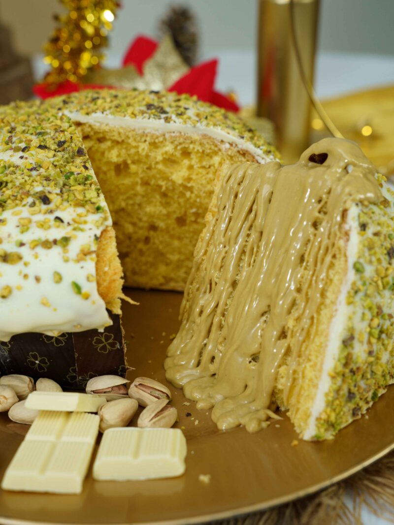 Panettone Pistacchio e Cioccolato Bianco