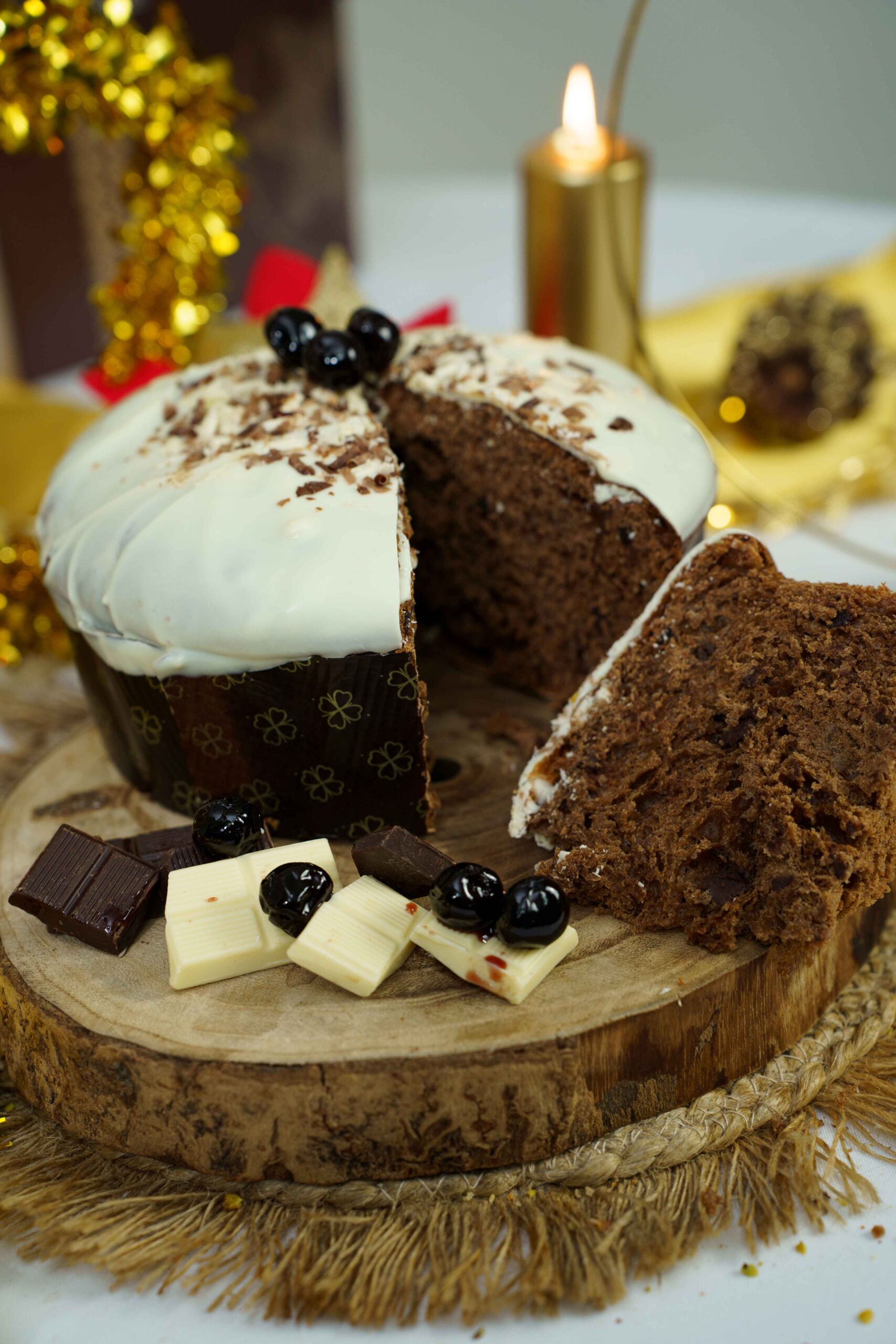 Panettone Foresta Nera Amarene e Cioccolato